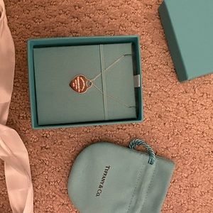 Authentic Return To Tiffany Heart Tag Pendant in Silver, Small